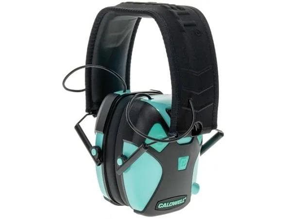 Caldwell E-Max Pro 23db Electronic Earmuffs-Aqua