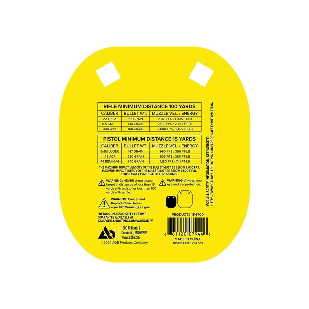 Caldwell AR500 5" Caldwell C Target