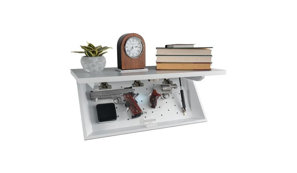 Lockdown In Plain Sight-Shelf-White