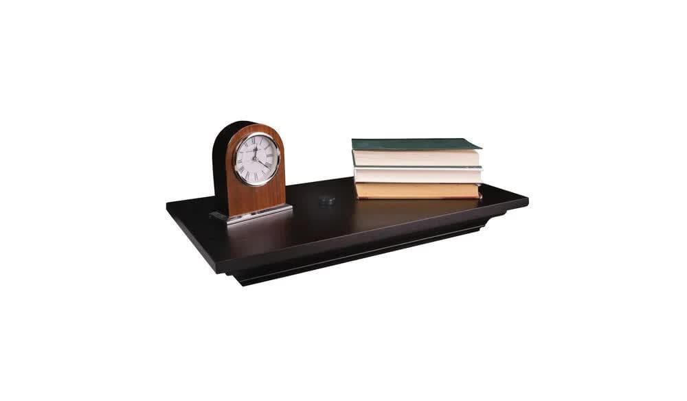 Lockdown In PlainSight Shelf -Walnut