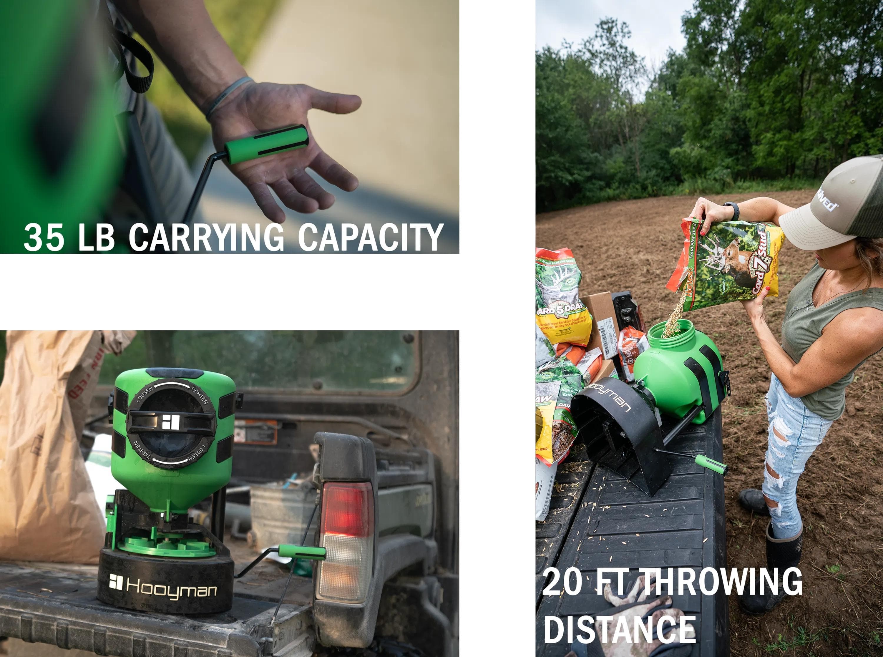 Hooyman Manual Spreader w/ Shoulder Harness Rig