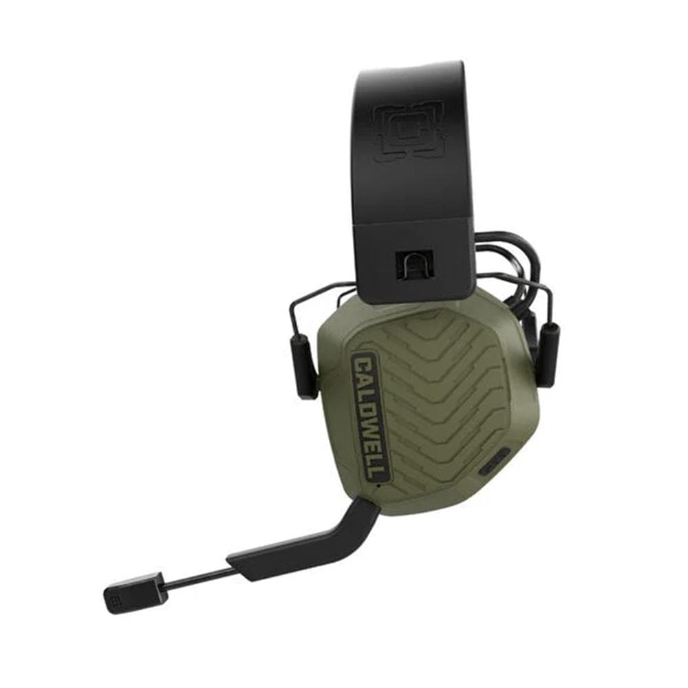 Caldwell EMax Pro Series Electronic Ear Muffs 23dB BT Two Way Communication OD Green