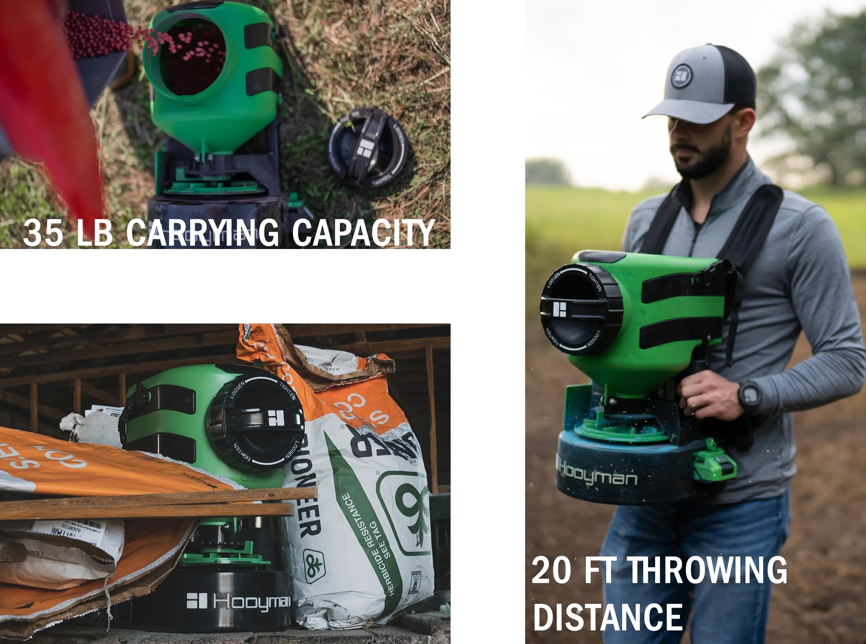 Hooyman Lithium-Ion Spreader 24V