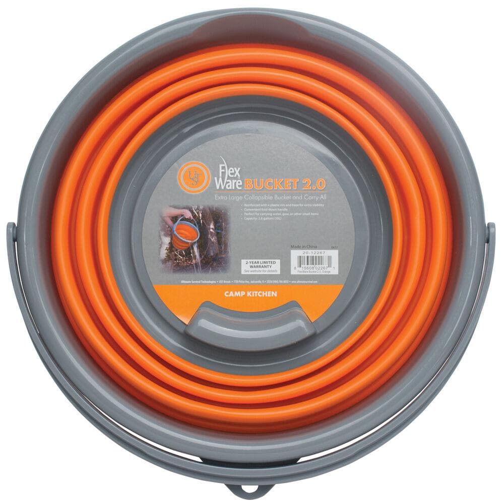 Ultimate Survival FlexWare Bucket Orange 2.0
