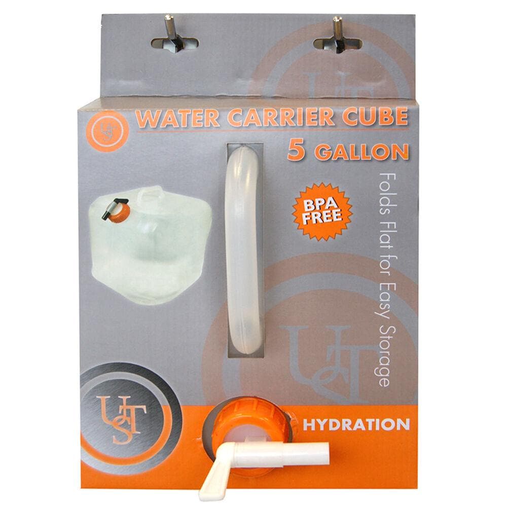 Ultimate Survival Water Carrier Cube 5 Gallon - Clear