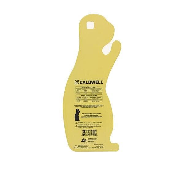 Caldwell AR500 1/4'' Rimfire/Handgun Prairie Dog Target Yellow