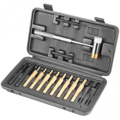 Wheeler Hammer and Punch Set with Plastic Case