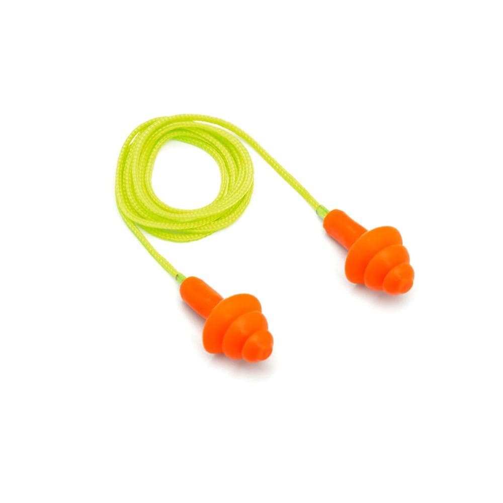 Pyramex Reusable Earplugs in Plastic Case 25dB Orange 1/pair