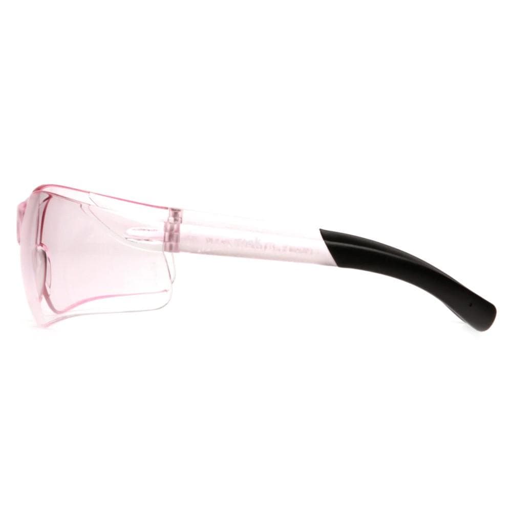 Pyramex Clear Mini Ztek Safety Glasses Pink with DP1000 32dB Earplugs