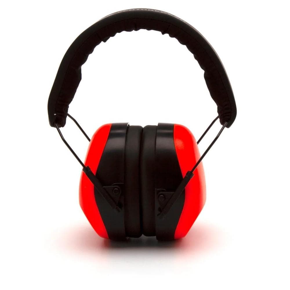 Pyramex VG80 Series Passive Earmuff 26dB Hi-Vis Orange Clamshell