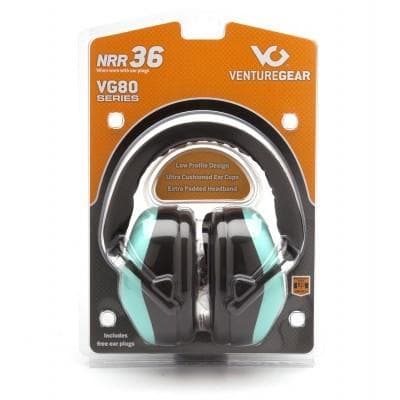 Pyramex VG80 Series Ear Muffs 25dB Teal