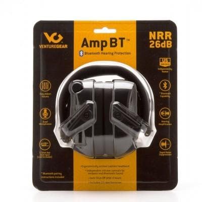 Pyramex Amp Bluetooth Ear Muffs 26dB Black