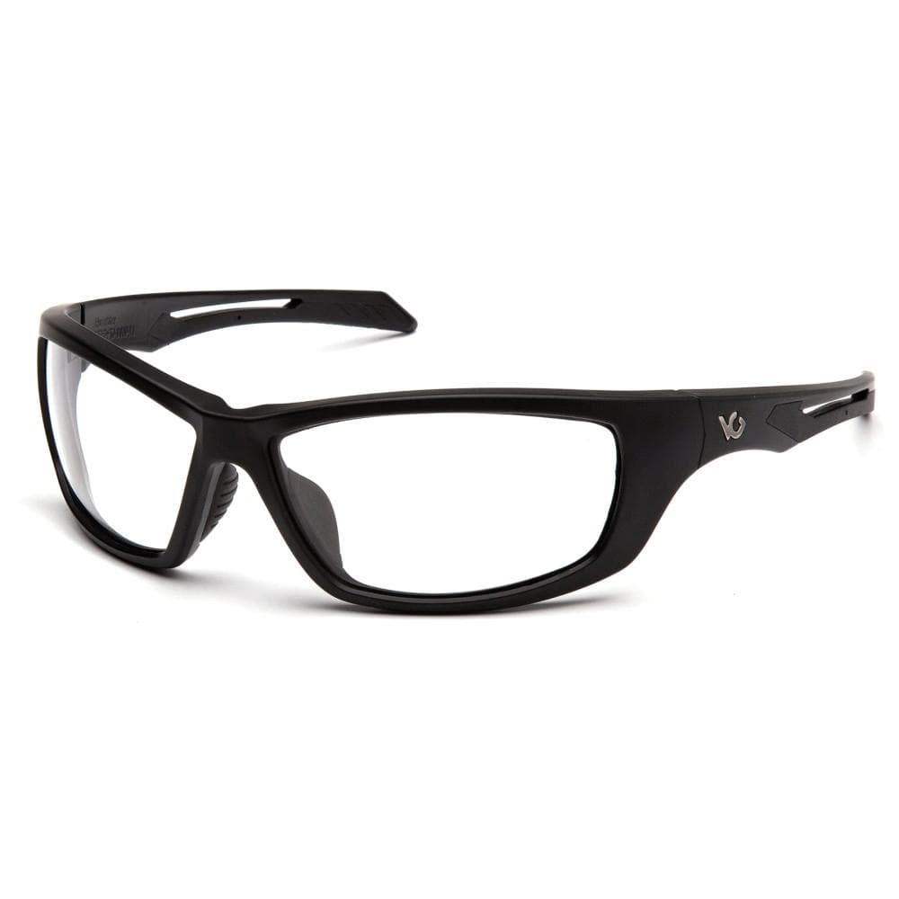 Pyramex Venture Gear Howitzer Shooting Glasses Black Frame with Clear Anti-Fog Lens