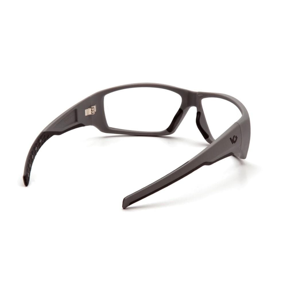 Pyramex Overwatch Shooting Glasses Grey with Clear Lens Anti Fog