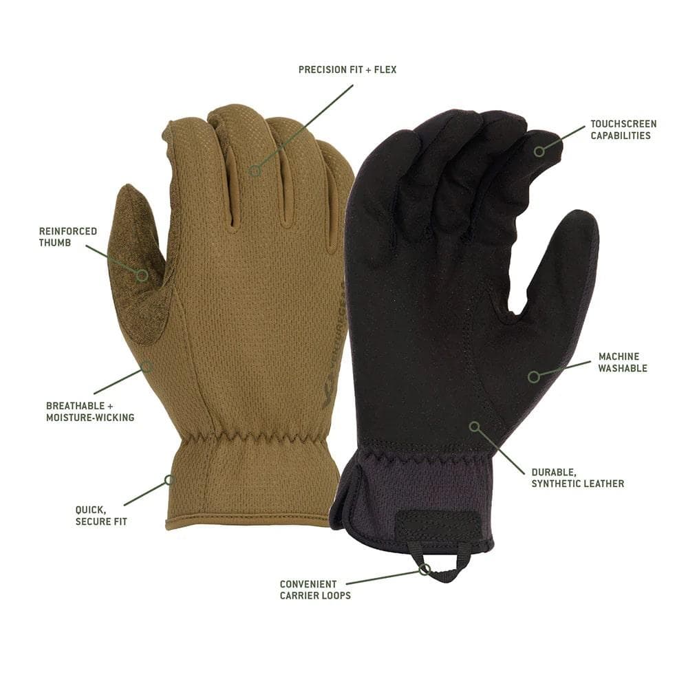 Pyramex Medium-Duty Operator Gloves Black M