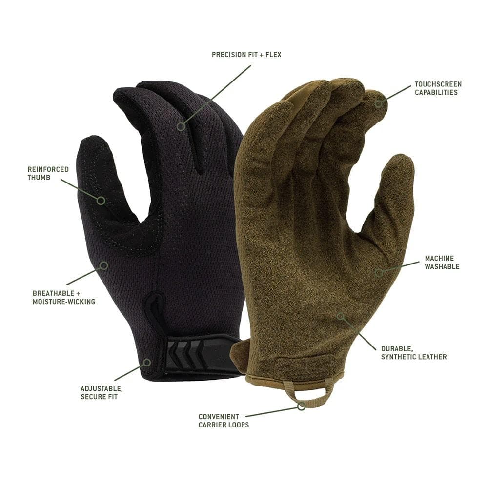 Pyramex Venture Gear Medium-Duty Adjustable Operator Gloves Black L