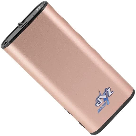 Personal Security Products Zap Edge Rechargeable USB Power Bank LED Stun Gun 950K Rose Gold