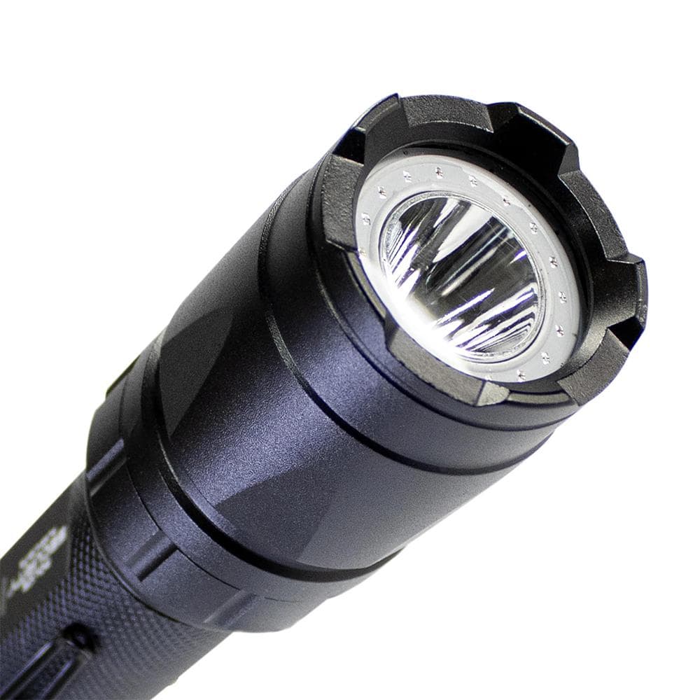 Police Security Flashlights Trac Tact LED Flashlight 350 Lumens Black
