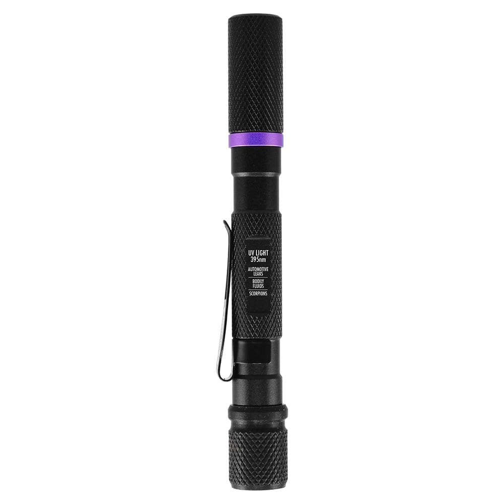 Police Security Flashlights UV Flashlight 395NM Black