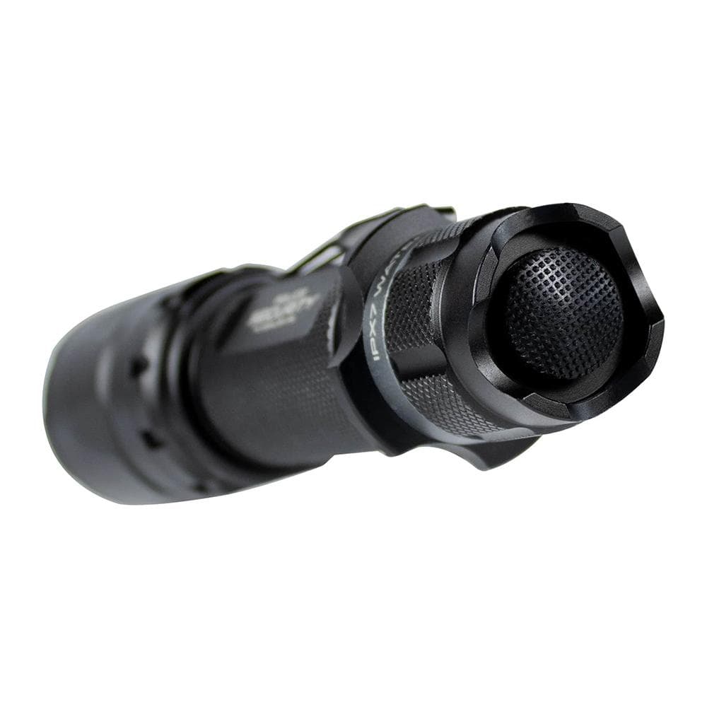Police Security Flashlights Trac Tact Rechargeable LED Flashlight 1000 Lumens Black
