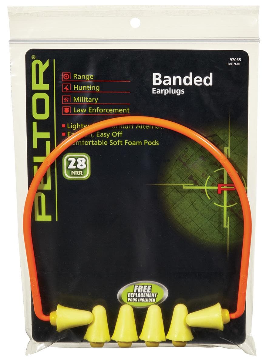 Peltor Sport Banded Ear Plugs & Replace Pods