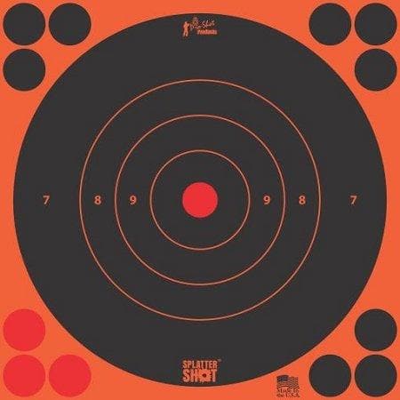 Pro-Shot Splatter Shot 12" Orange Bullseye Target 5/ct