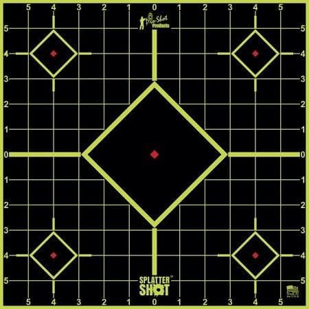 Pro-Shot Splatter Shot 12" Green Sight In Target - Peel-and-Stick 5/ct