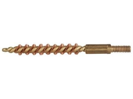 Pro-Shot Benchrest Brass Core/Bronze Bristle Pistol Bore Brush (5/40 Thread) .17 cal