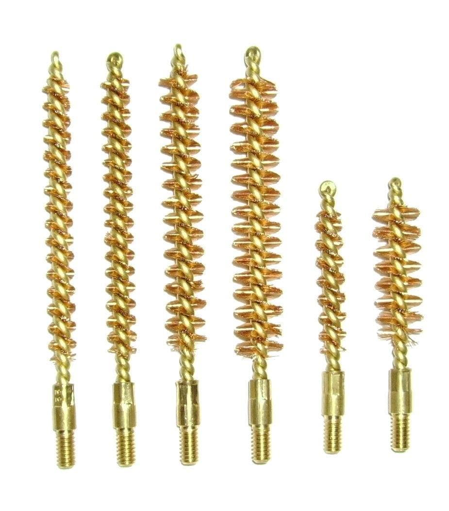 Pro-Shot Benchrest Brass Core/Bronze Bristle Rifle Bore Brush (5/40 Thread) .17 cal