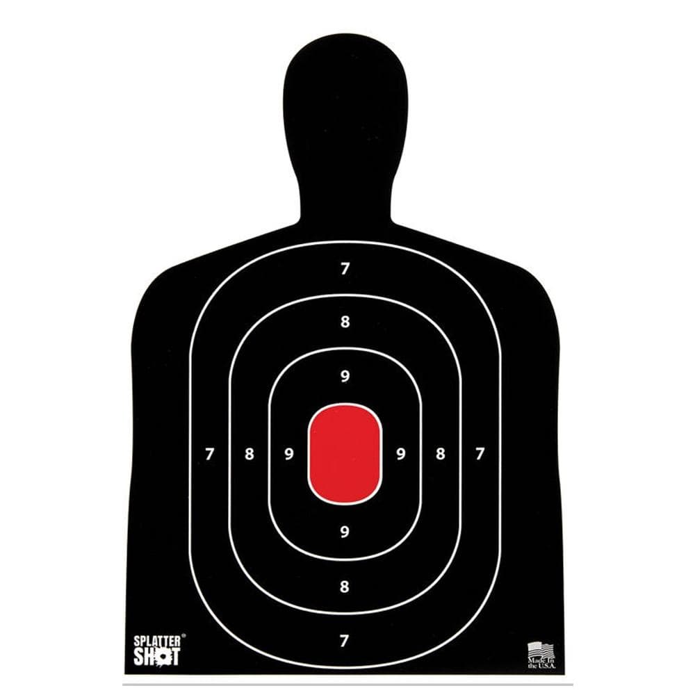 Pro-Shot Silhouette Paper Targets 12x18 Splatter Shot 8/ct