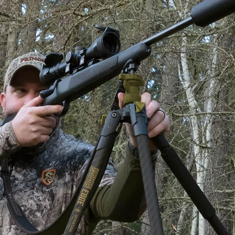 Primos Edge Carbon Fiber Shooting Stick FDE with Spartan Technology