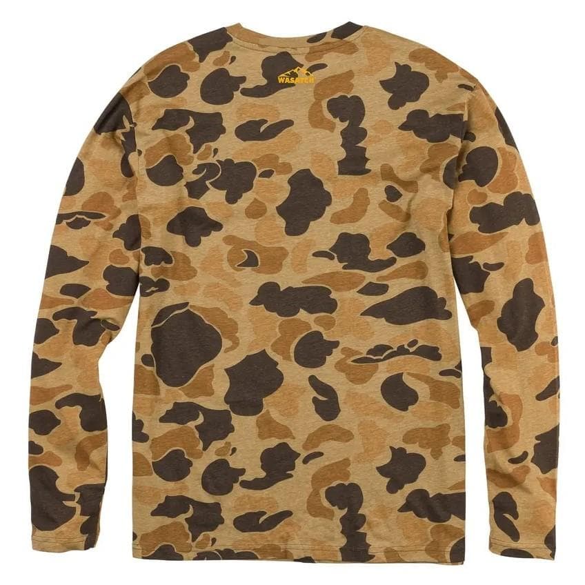 Browning Wasatch Long Sleeve T-Shirt Vintage Tan Camo S