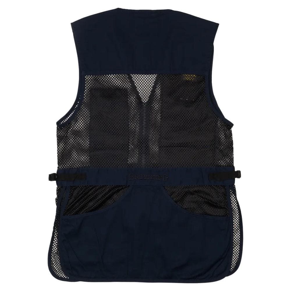 Browning Trapper Creek Mesh Shooting Vest Navy and Black 2XL