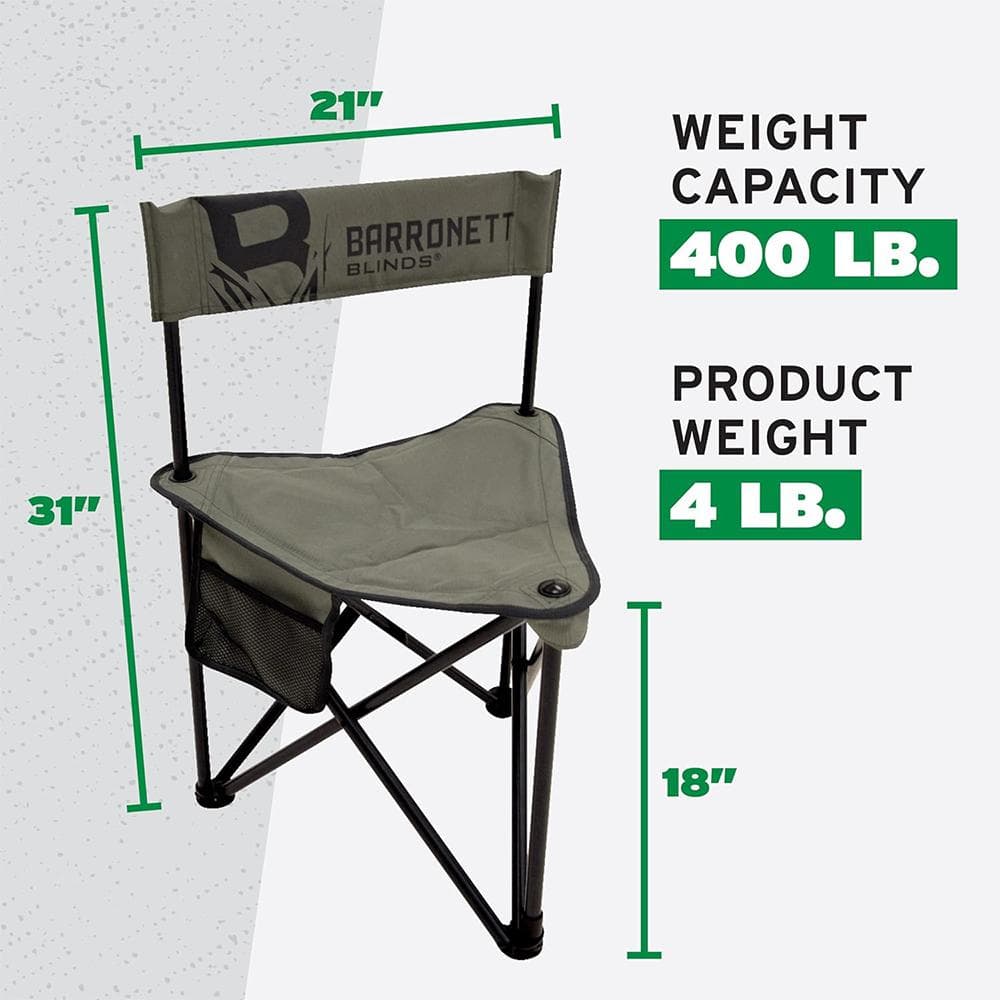 Barronett Blinds Aluminum XL Blind Chair Grey