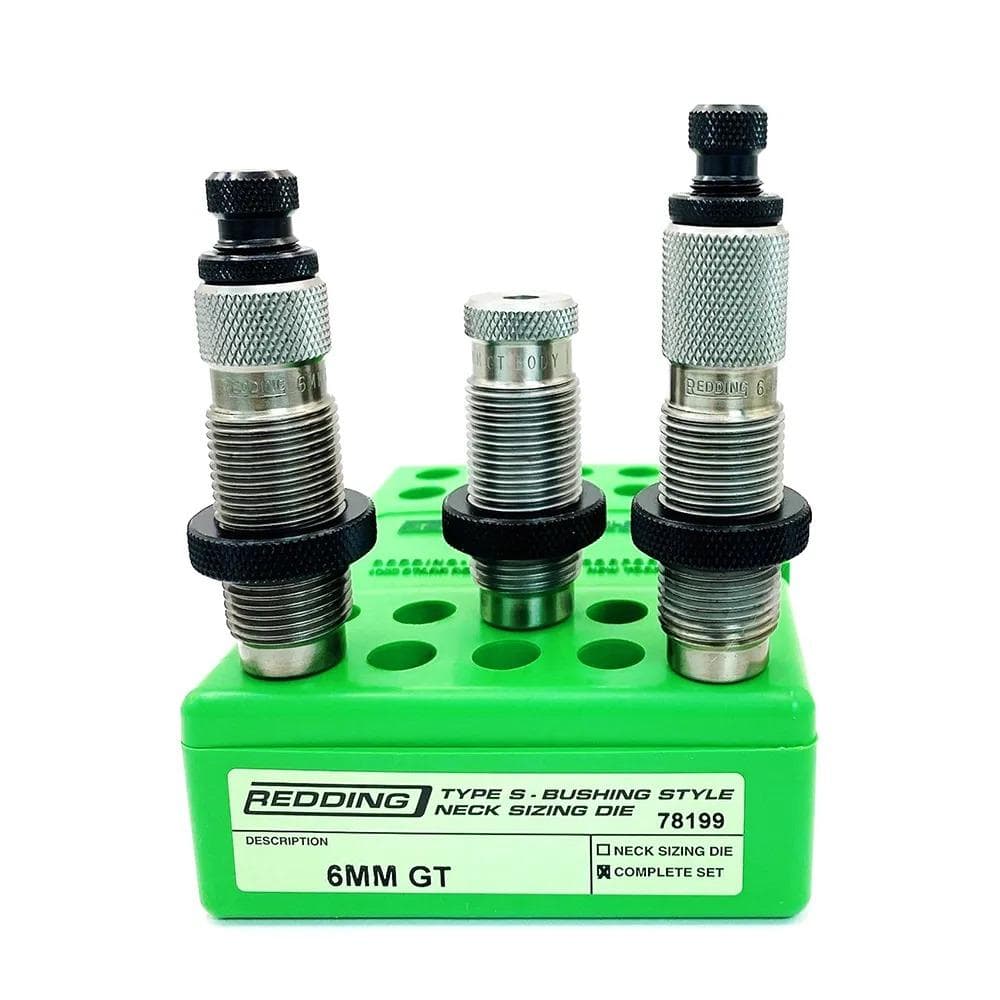 Redding 6mm GT Type-S 3-Die Neck Sizing Set