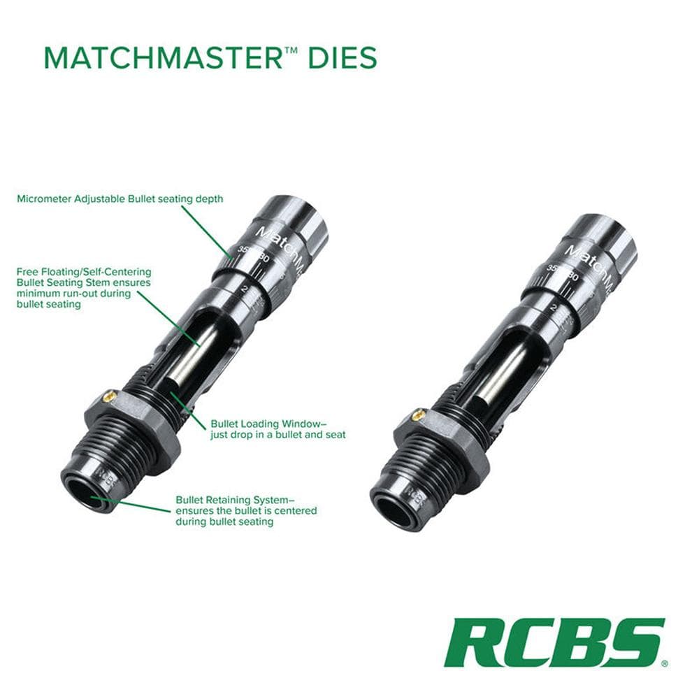 RCBS Matchmaster Seater Die 300 AAC Blackout