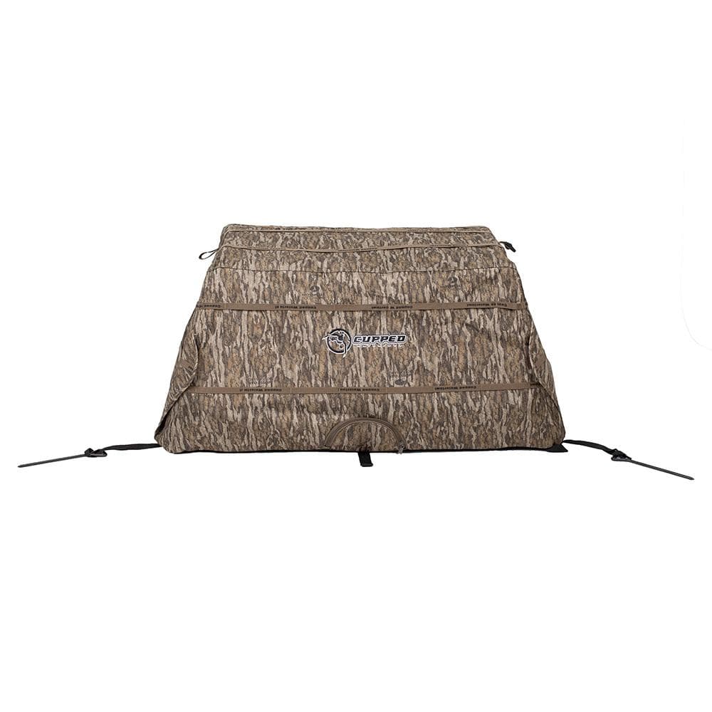 Cupped Hunting Dog Blind Mossy Oak Bottomland