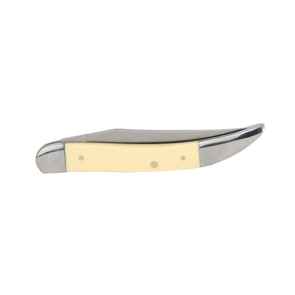 ABKT Roper Pecos Large Toothpick Knife 3-1/4" Clip Point Blade Yellow
