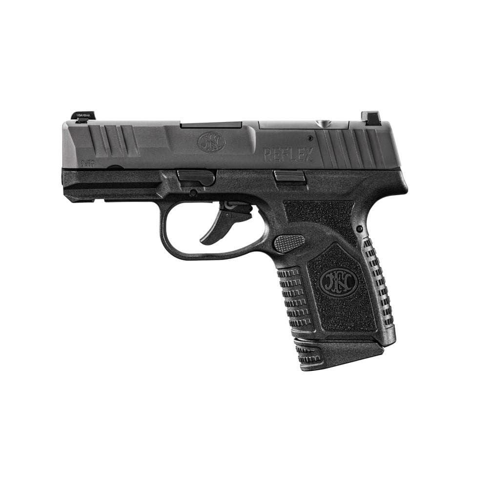 FN Reflex MRD Handgun 9mm Luger 11rd & 15rd Magazines (2) 3.3" Barrel Black NMS