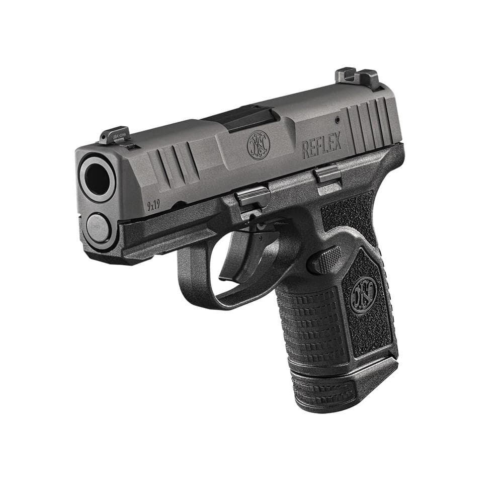 FN USA Reflex Handgun 9mm Luger 10rd Magazines (2) 3.3" Barrel Black Night Sights NMS
