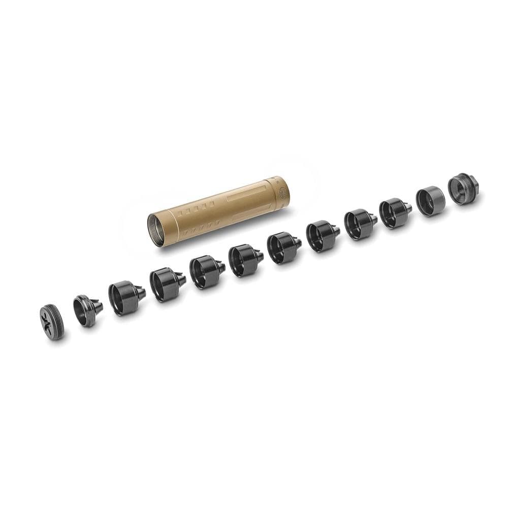 FN Catch 22 Ti Suppressor .22 LR/17 HMR 5.25" 1/2"x28 Thread Flat Dark Earth