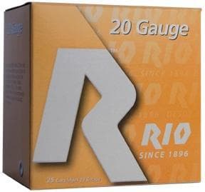 Rio Field 20 ga 2 3/4" 2 3/4 dr 1 oz #6 1250 fps - 25/box