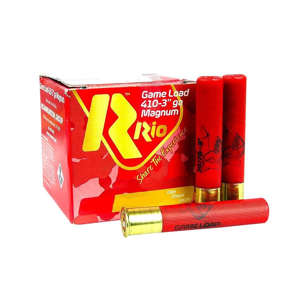 Rio Heavy Field Shotshells .410 ga 3" MAX 1 1/16 oz #7.5 1150 fps 25/rd