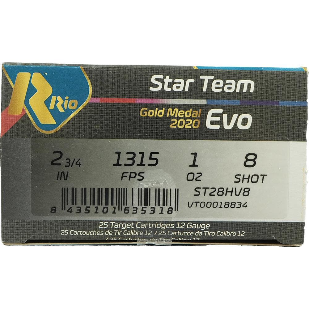 Star Team EVO 28 HV Shotshells 12ga 2-3/4" 1oz 1315fps #8 25/ct