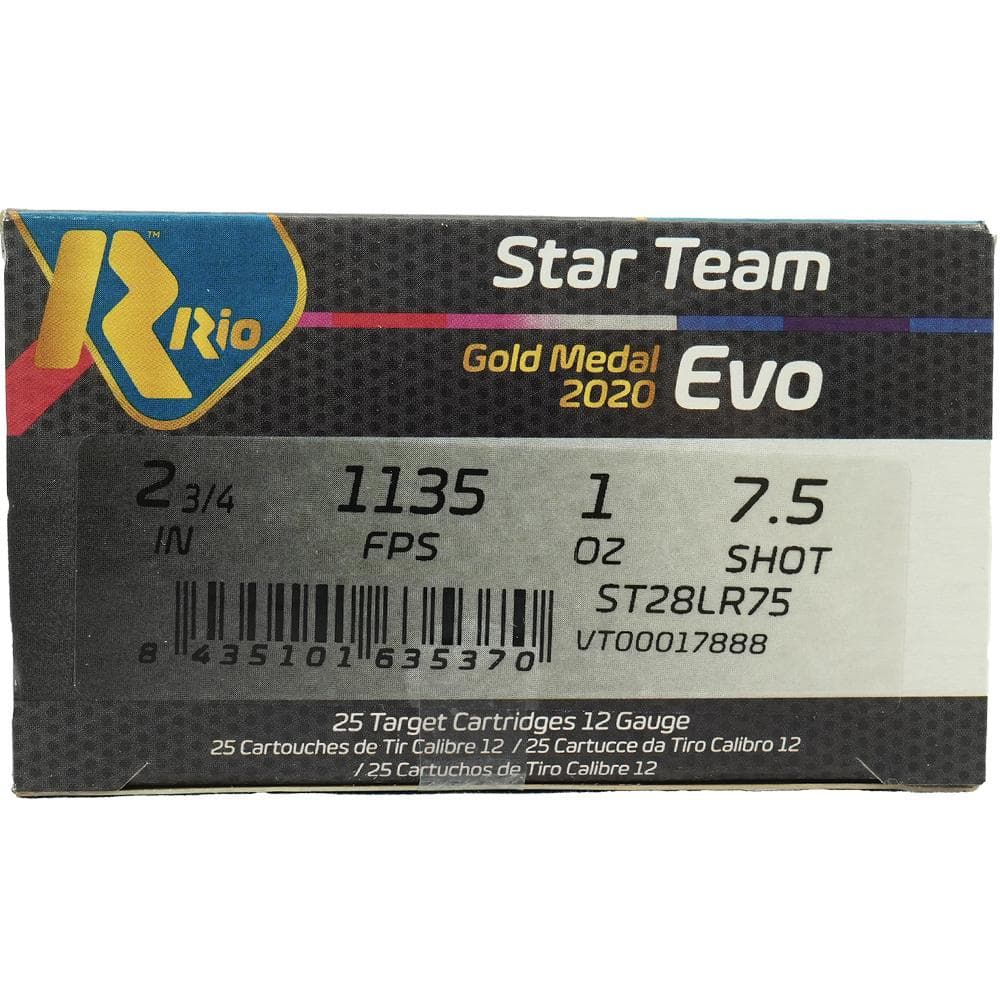 Star Team EVO HV 32 Low Recoil Shotshells 12ga 2-3/4" 1-1/8oz 1150 fps #7.5 25/ct
