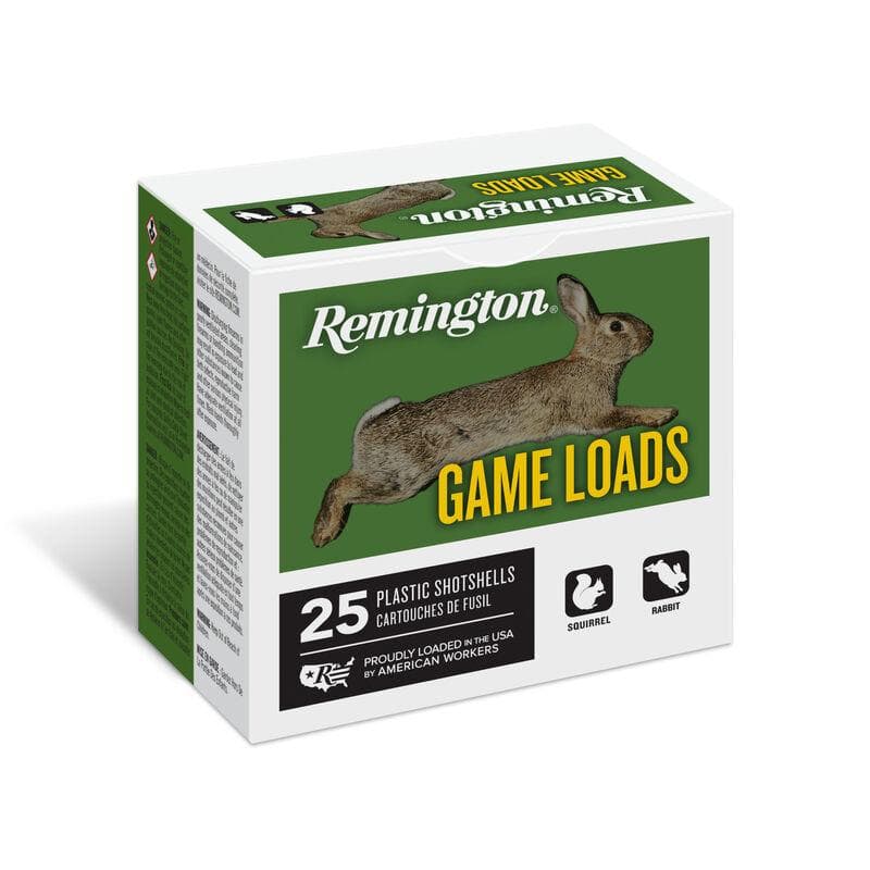 Remington Lead Game Load Shotshells 12 ga 2-3/4" 1 oz 1290 fps #6 25/ct