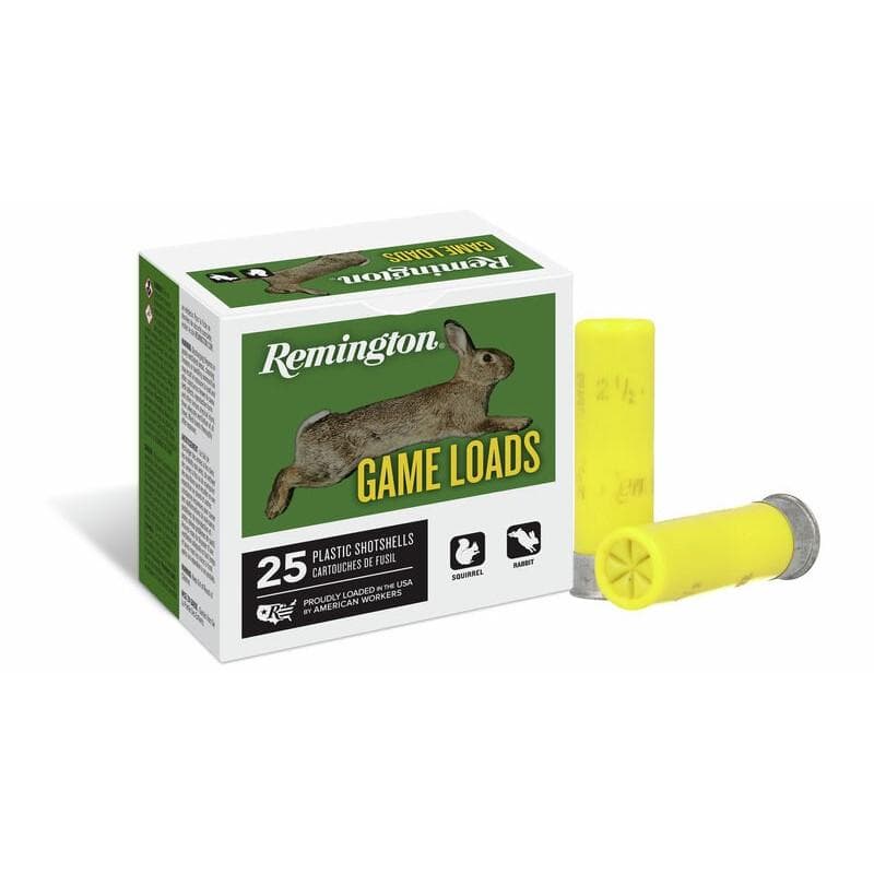 Remington Lead Game Load Shotshells 20 ga 2-3/4" 7/8 oz 1225 fps #6 25/ct