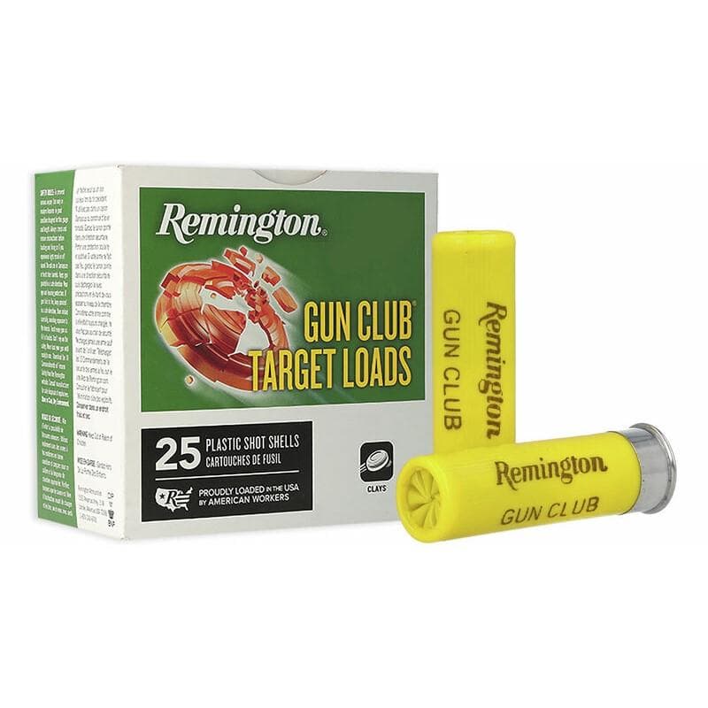 Remington Gun Club Target Load Shotshells 20 ga 2-3/4" 7/8 oz 1200 fps #7.5 25/ct