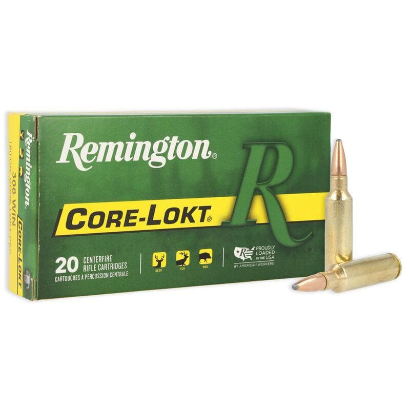 Remington Core-Lokt Rifle Ammunition .300 WSM 150 gr PSP 3320 fps 20/ct