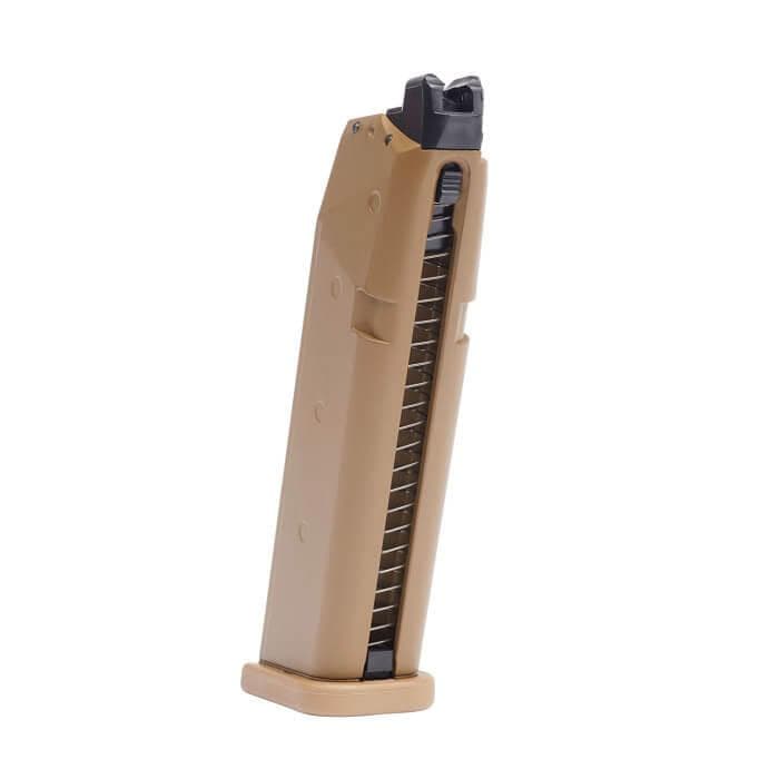 Umarex GLOCK? 19X Gen5 Blowback Airgun Magazine - Coyote Airsoft 6mm BB 20/rd